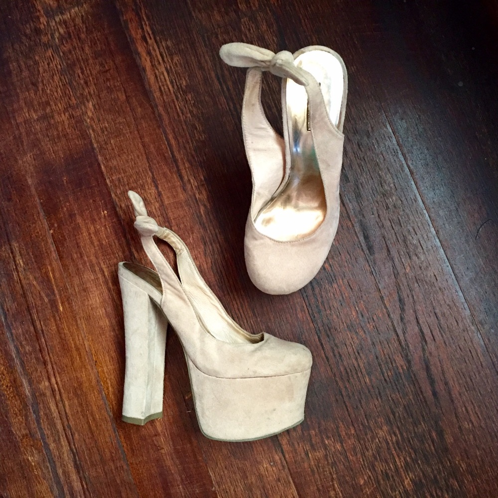 Wild suede light cream pink